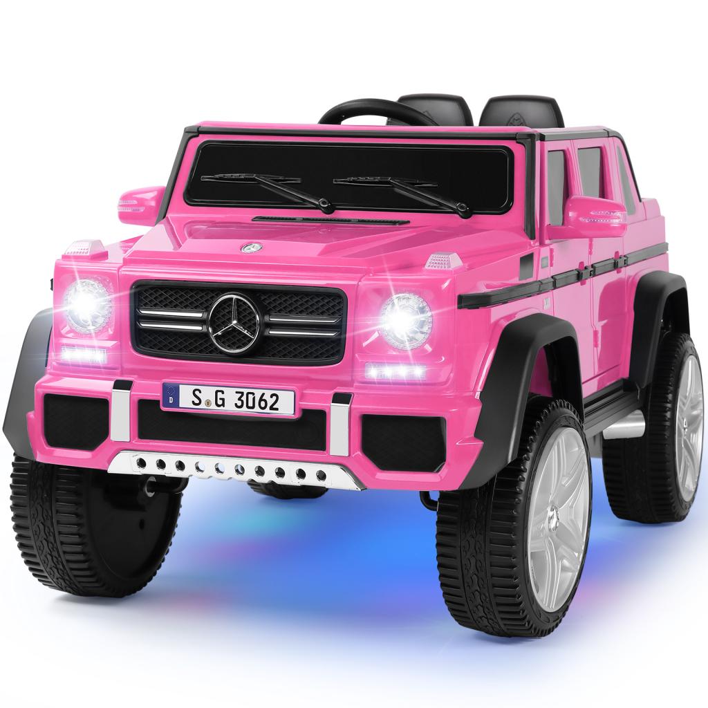 12V Kids Ride On Cars Lighted Toy Electric Car Licensed Mercedes-Benz Maybach G650S